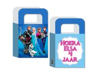 Maak zelf je traktatie zakje tasje printable printbestand Frozen