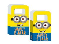 Maak zelf je traktatie zakje tasje printable printbestand Minions