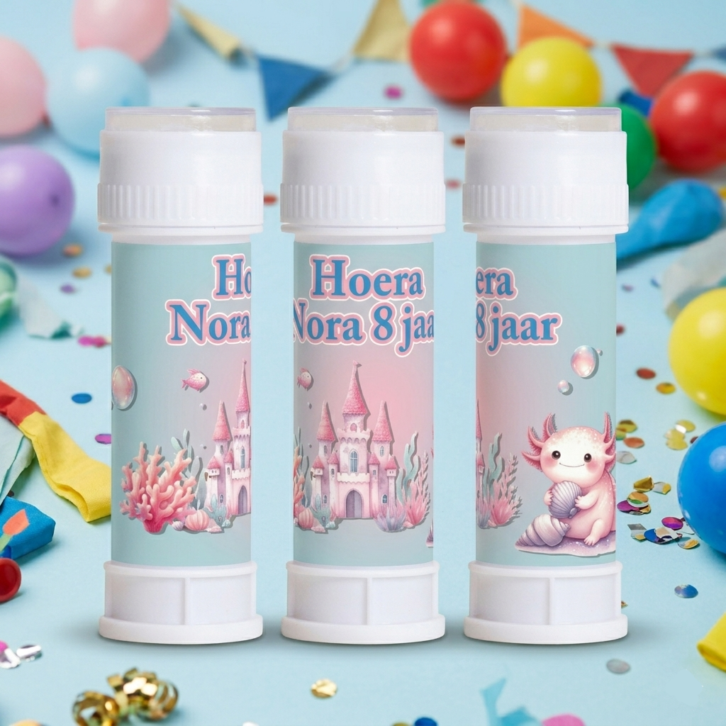 digitale printable Axolotl bellenblaas