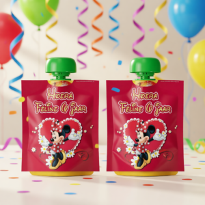 knijpfruit wikkel traktatie printable minnie mouse, gepersonaliseerd met naam en leeftijd